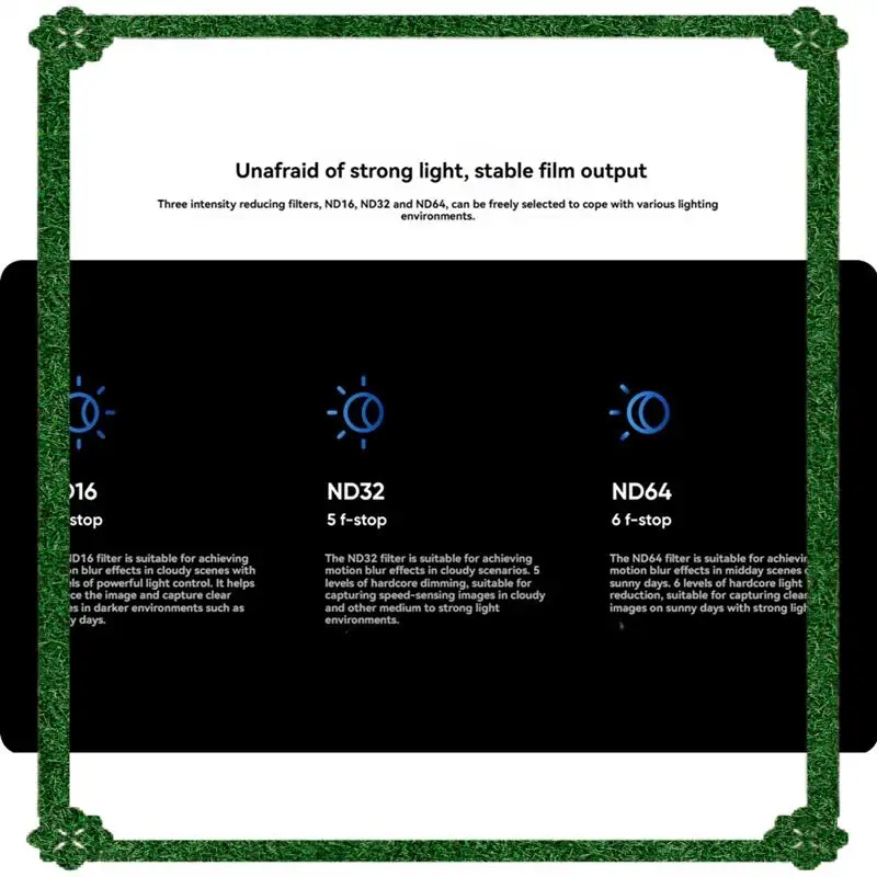 

24-Hour Delivery Cinematic Motion Blur For Insta 360 X5 Accessories For Insta360 X5 ND Filters ND32/ND64/ND16 Tempered Glass Fil