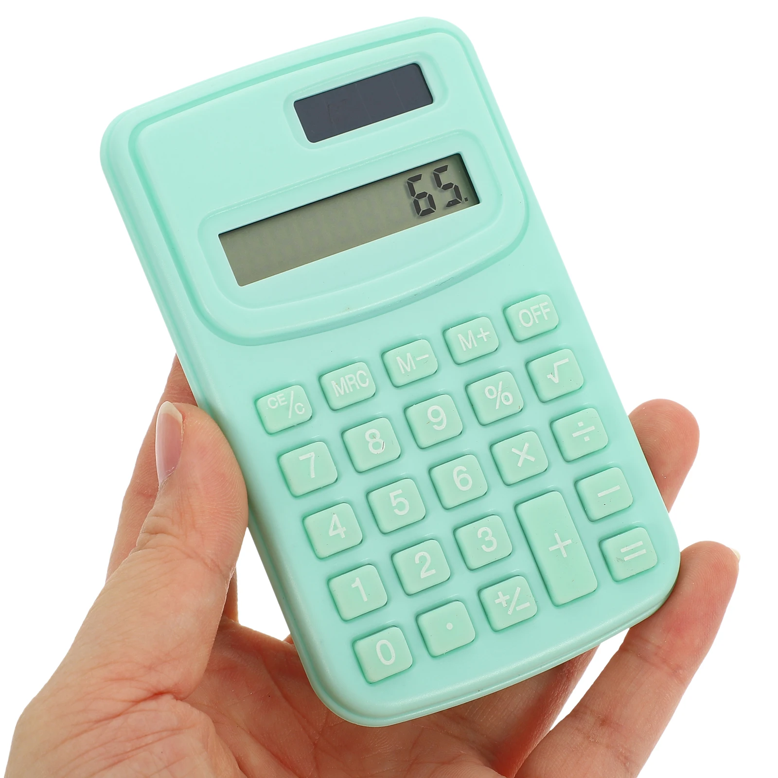 

Calculator Portable Pocket Calculators Cute Small Comfortable Green Middle School Students Office