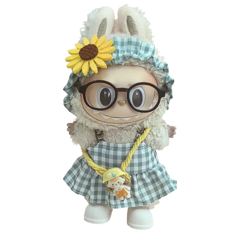 17cm Clothes For Labubu  Set Tulle Skirt Replacement Elegant Outfit For 17cm Ropa Labubu Doll Accessories