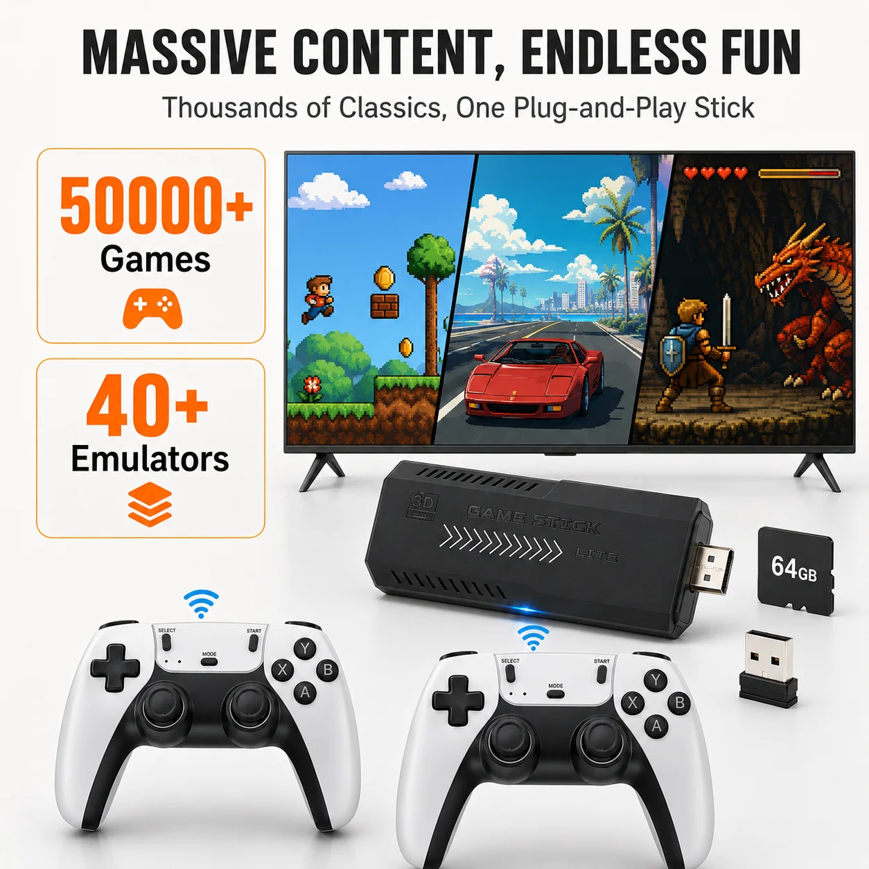 Retro Gaming X2 Pro - Console de jogos retrô X2PRO com
