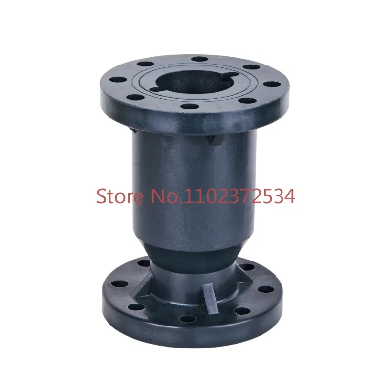 FRPP plastic flange ball core check valve RPP vertical all-plastic flange check valve for corrosion resistant chemical industry