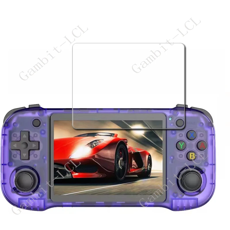 2-5PCS 9H HD gehärtetes Glas für R46H Handheld-Spielekonsole auf R36H Pro Max R36HProMax 4,2 Zoll Displayschutzfolie – Detail 2
