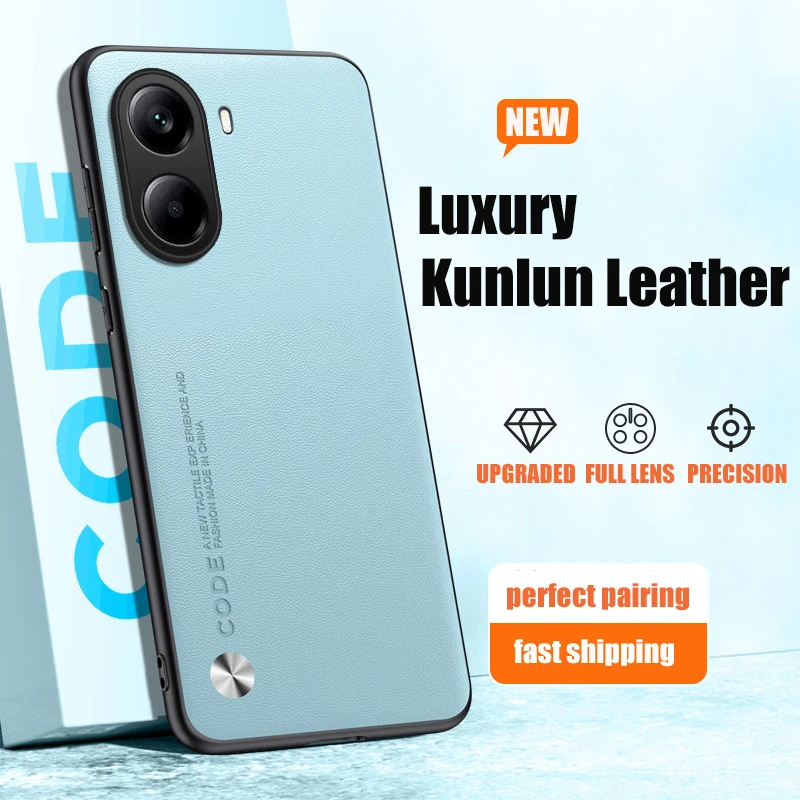 Case for Poco X6 X7 Pro Luxury PU Leather Shockproof Silicone Fundas for Xiaomi Poco X5 Pro Cover Protection Back Phone Coque