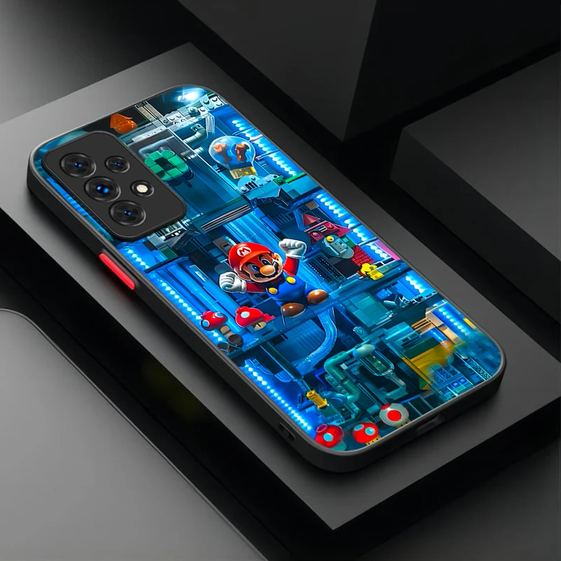 Building Blocks M-Marios Case For Samsung Galaxy A16 A53 A54 A34 A24 A06 A05 A05S A13 A23 A33 A73 A72 A52S A52 A32 A22 A12 Cover