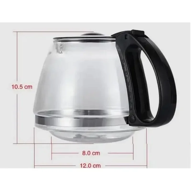 household Coffee machine accessories 0.6L hand hold drip cafe pot coffee glass TEA pot home Americano glass drip cafe pot 600ml