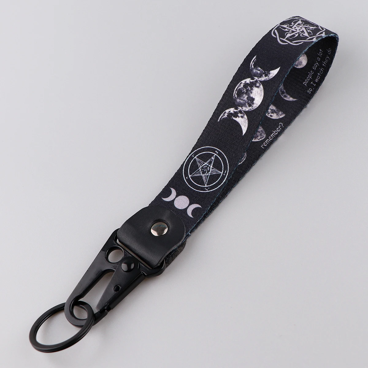 ER2051 Moon Motorcycle Lanyard for Key Neck Strap Lanyards Badge Holder Keychain Key Holder Hang Rope Keyrings Accessories