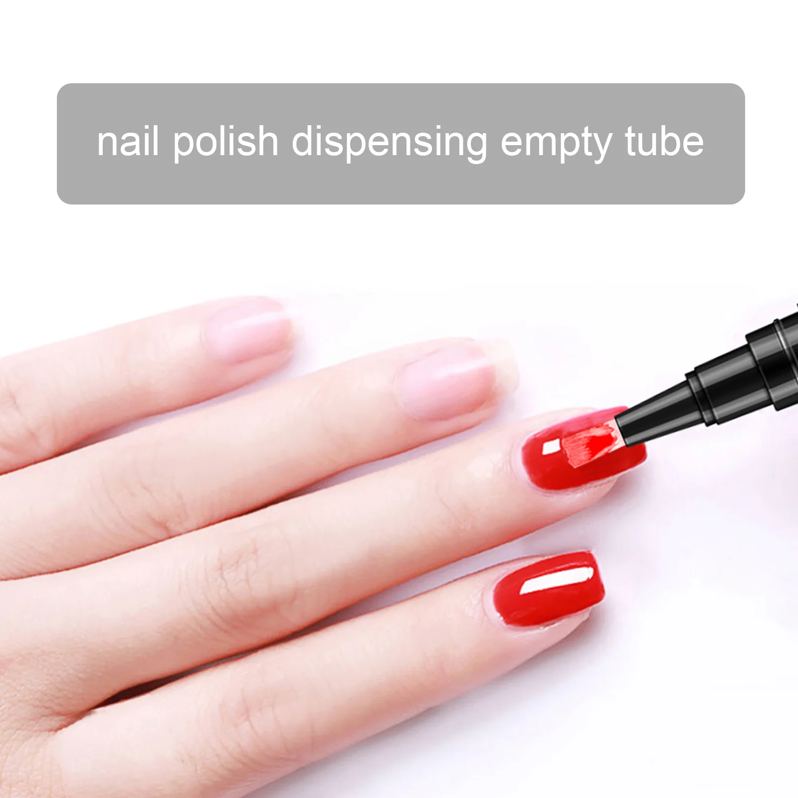 4 Pcs Small Nail Rotating Pen Tube Travel Car Brown Eyeliner Plastic White Polish Lip Gloss Applicator