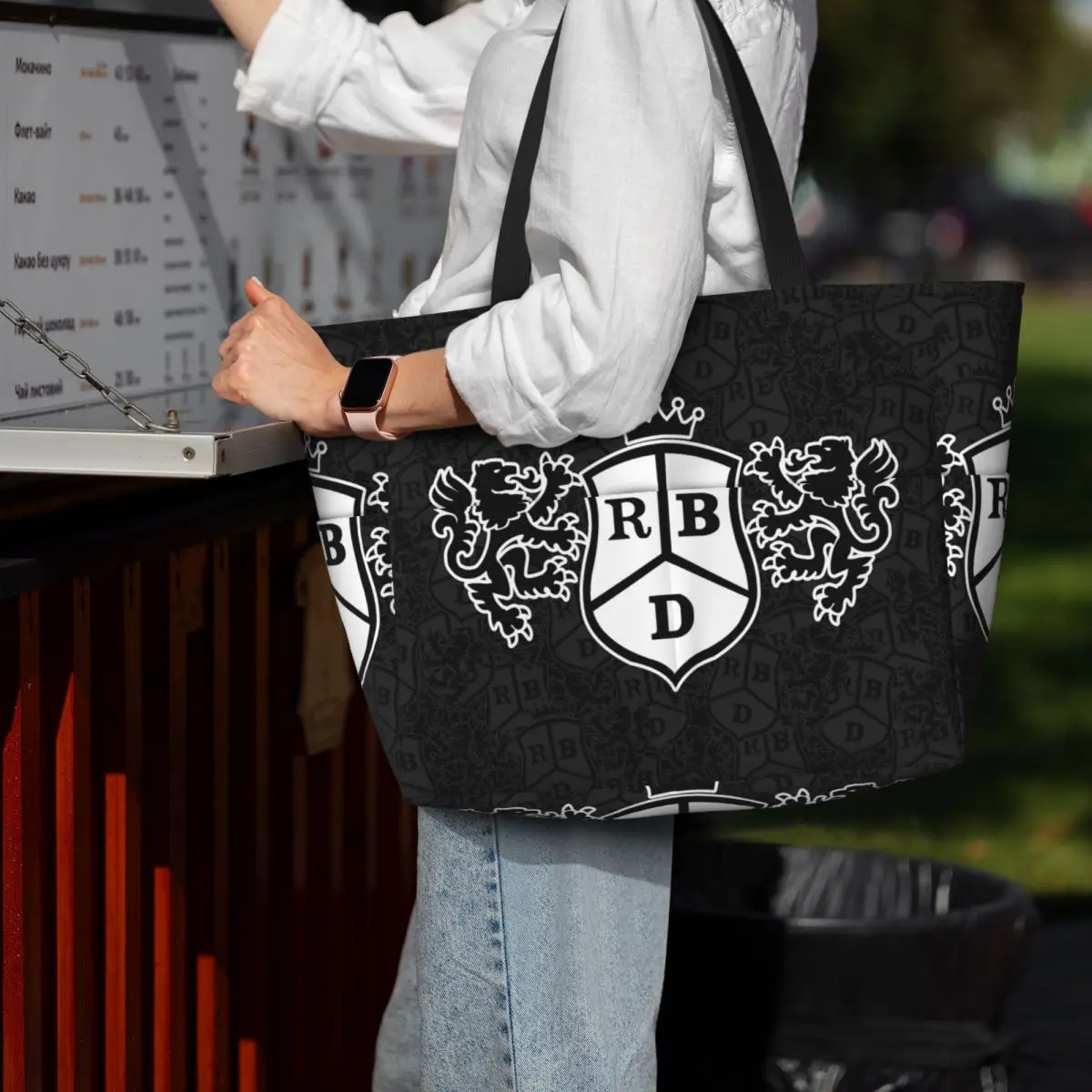 Rebelde Mexican Collage RBD bolso de playa deporte gimnasio Yoga Duffle bolso de mano grande bolso de viaje para mujer bolso de Fitness
