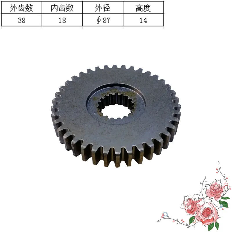 Komatsu PC60-6/60-7 walking first-class solar tooth, planetary tooth, connecting sleeve cycloid disc assembly