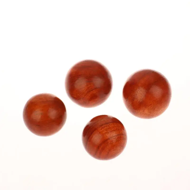 2 Pcs Stress Ball Chinese Style Carving Crafts Toys Desktop Health Baoding Balls Rosewood Massage