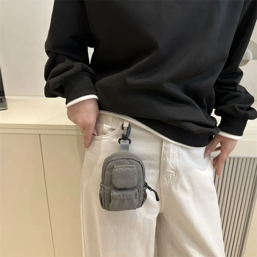 

Fashion Nylon Halter Coin Bag Large Capacity Simple Storage Bag Multi-function Handbag