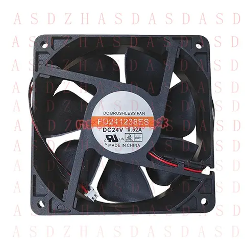 Z  1 Pc. New for FD241238ES Cooling Fan 12038 DC24V 0.52A 12CM 2Pin