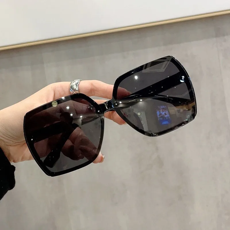 نظارات شمسية كريستالية ماسية عتيقة للنساء، نظارات شمسية مربعة لامعة، ظلال وميض للسيدات #3