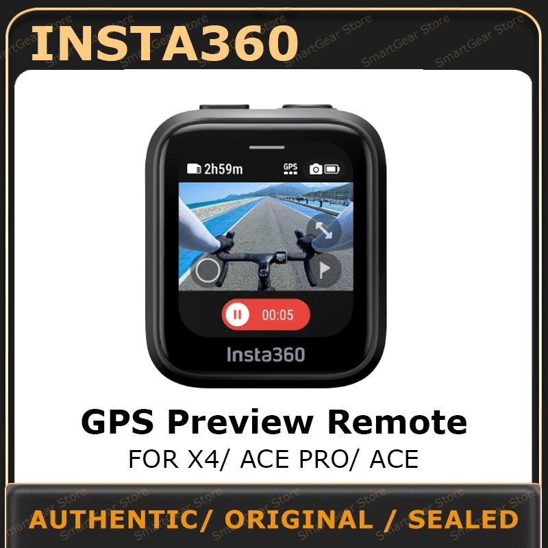 100% Original Insta360 GPS Preview Remote (For X4/ACE PRO/ACE)- Official 360 Camera Accessory