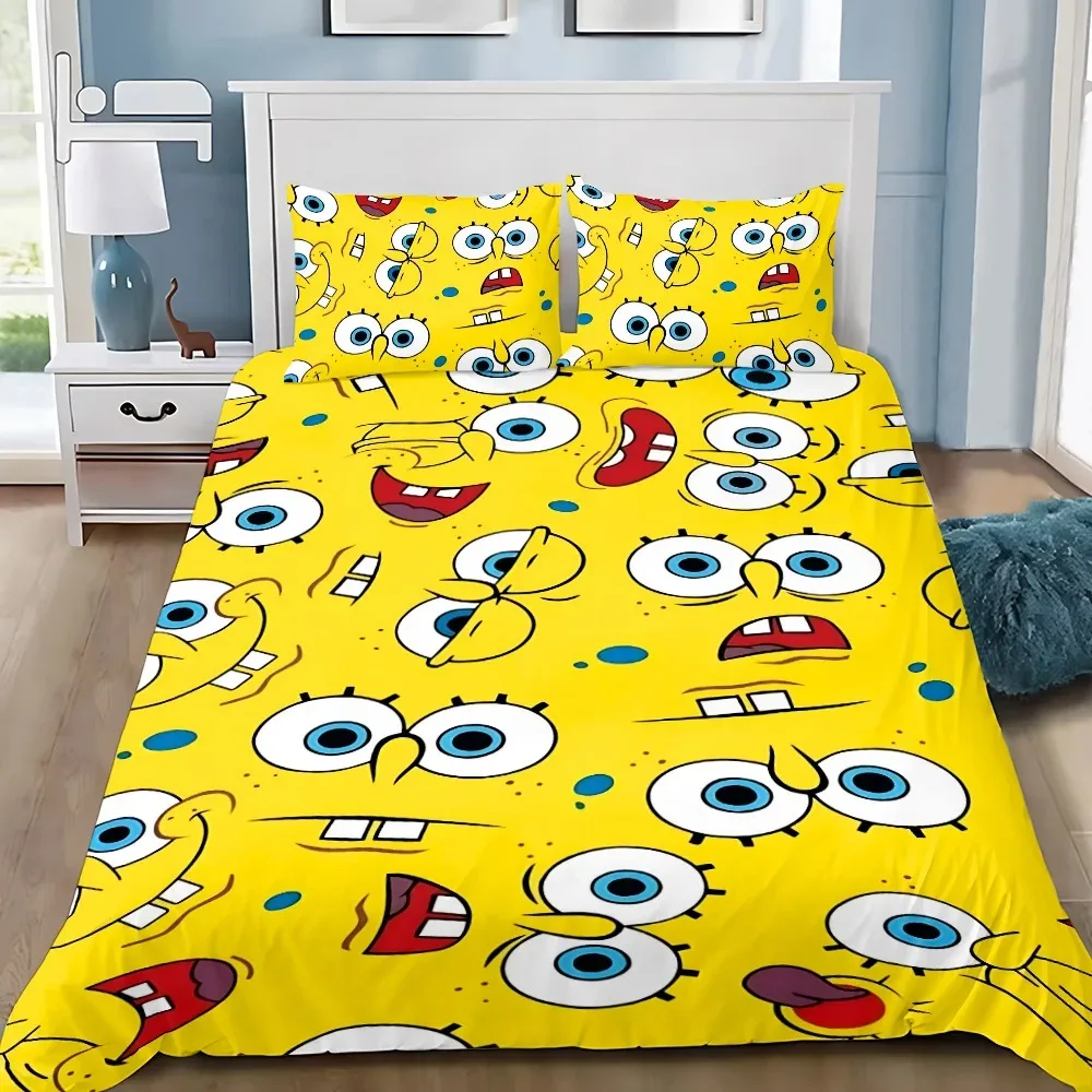 SpongeBob Twin Duvet Cover Set 135x200cm