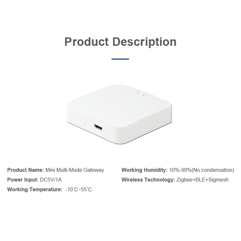 Tuya Zigbee 3.0 Bluetooth Ble Mesh Wireless Gateway Hub Bridge Automation Remote Control Smart Life Alexa Google Home Assistant