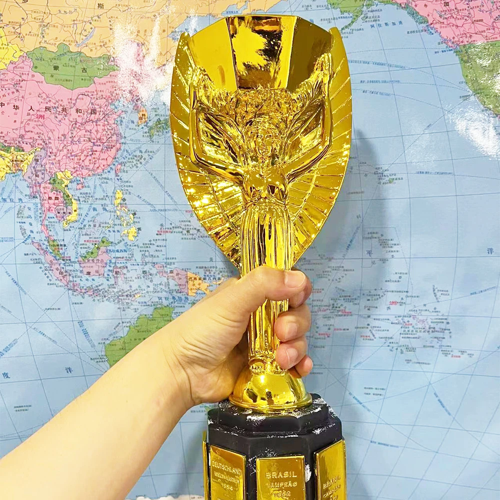 

Remit Trophy Replica 1:1 Original Gold Resin Souvenir Collection Ornaments World Trophy Cpu For Soccer Award