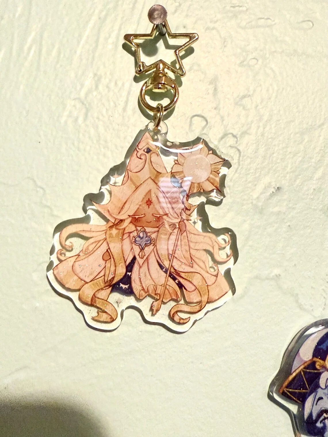 CRK Flash Epoxy Resin Keychain Fan Made Awakening Pure Vanilla Truth Wise Shadow Milk No Truth Hermit Collectible Keychains