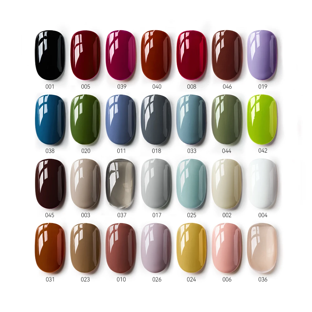 MAYCHAO 12ML Gel Nail Polish Base Top Coat 48Colors Semi-Permanent   Manicure Soak Off UV LED Varnishes Nails Art