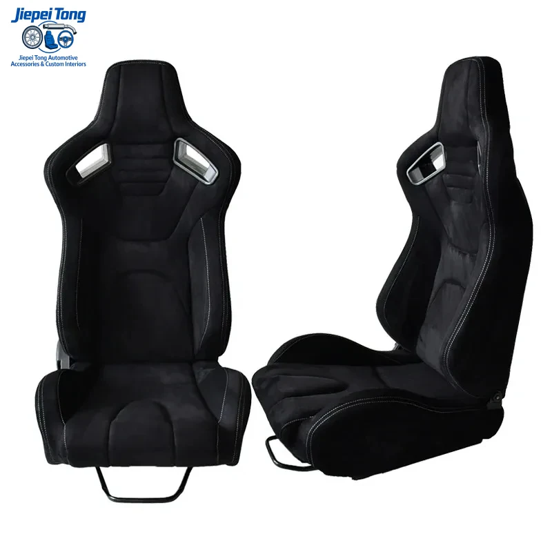 

Suede Double Slide Quick Release Customizable Logo Racing Modified Seat