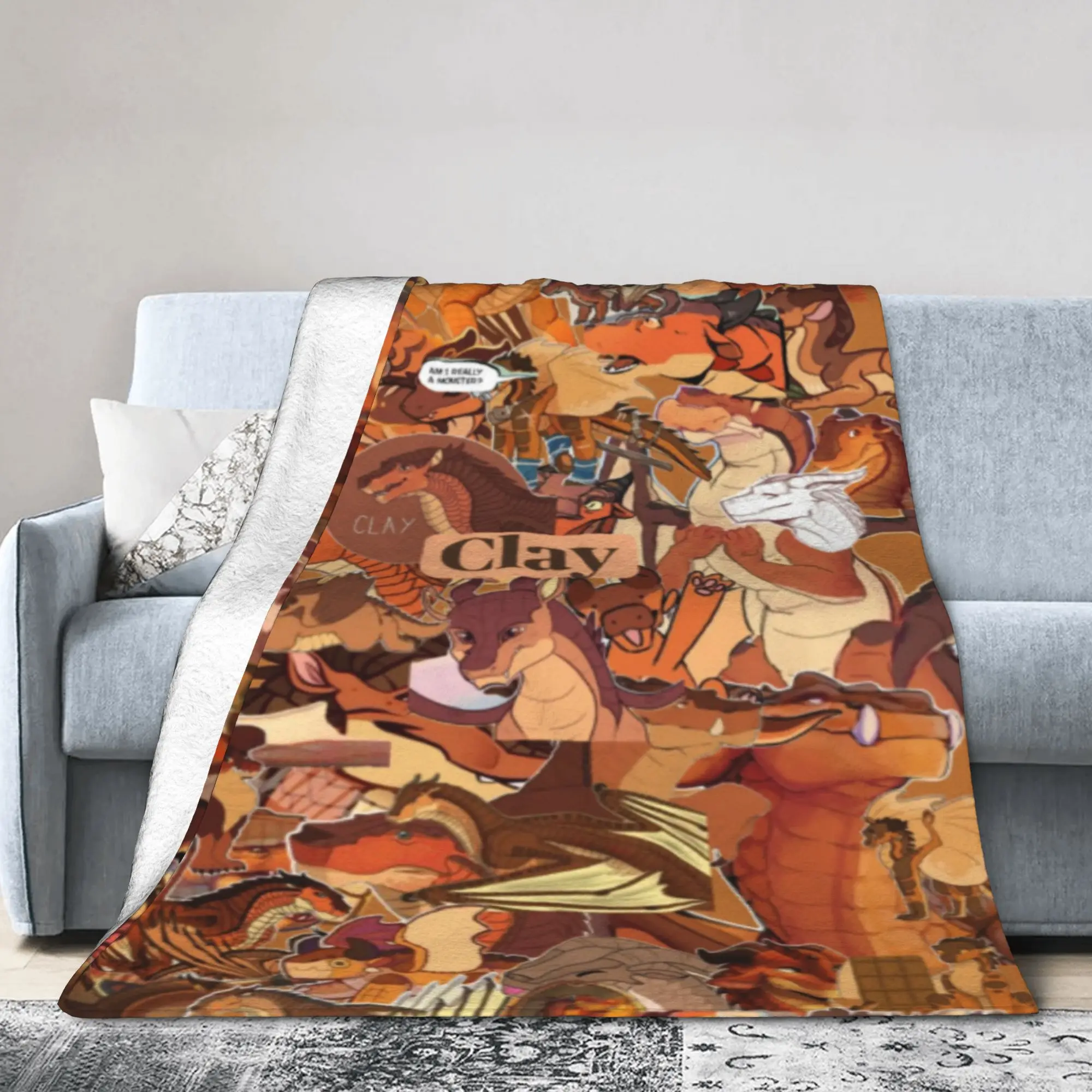 Wing Of Fire dragon Blanket Super Soft Fleece Healing Present  Throw Blankets Bedding Throws