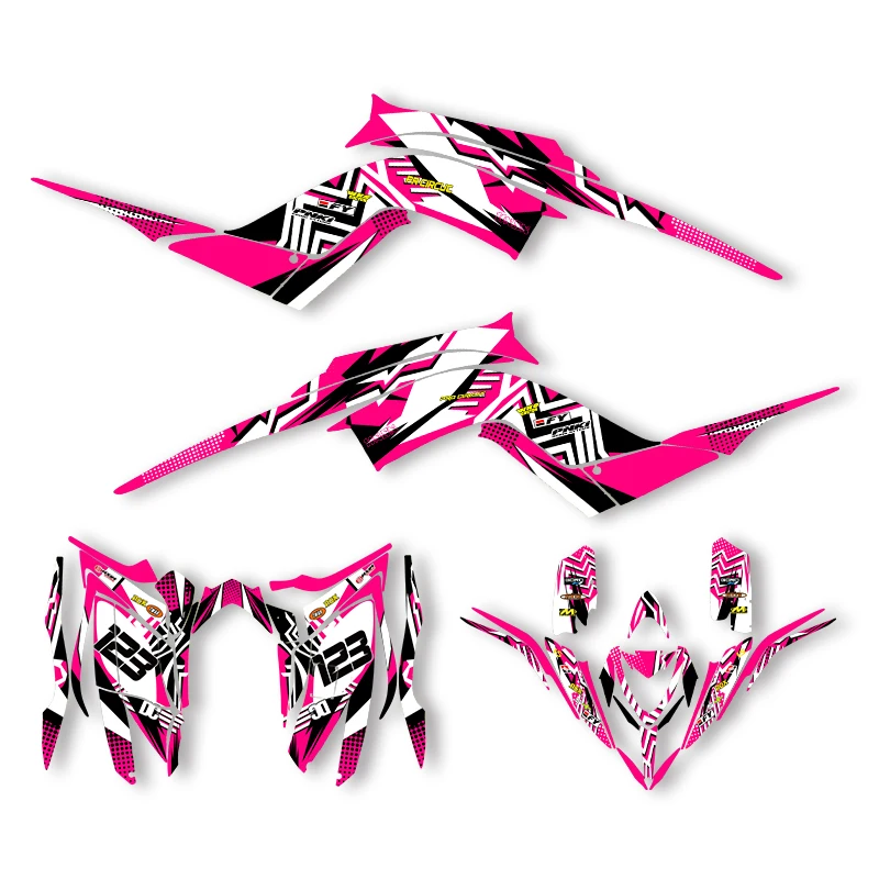 

Sawrain For Yamaha 2013 2014 2015 2016 2017 2018-2023 RAPTOR 70 Graphics Backgrounds Decal Stickers Kits Number Name Custom 002