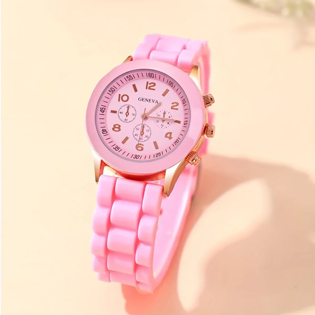 Fashion Simple Casual Lightweight Silicone Quartz Watch Student Watch
