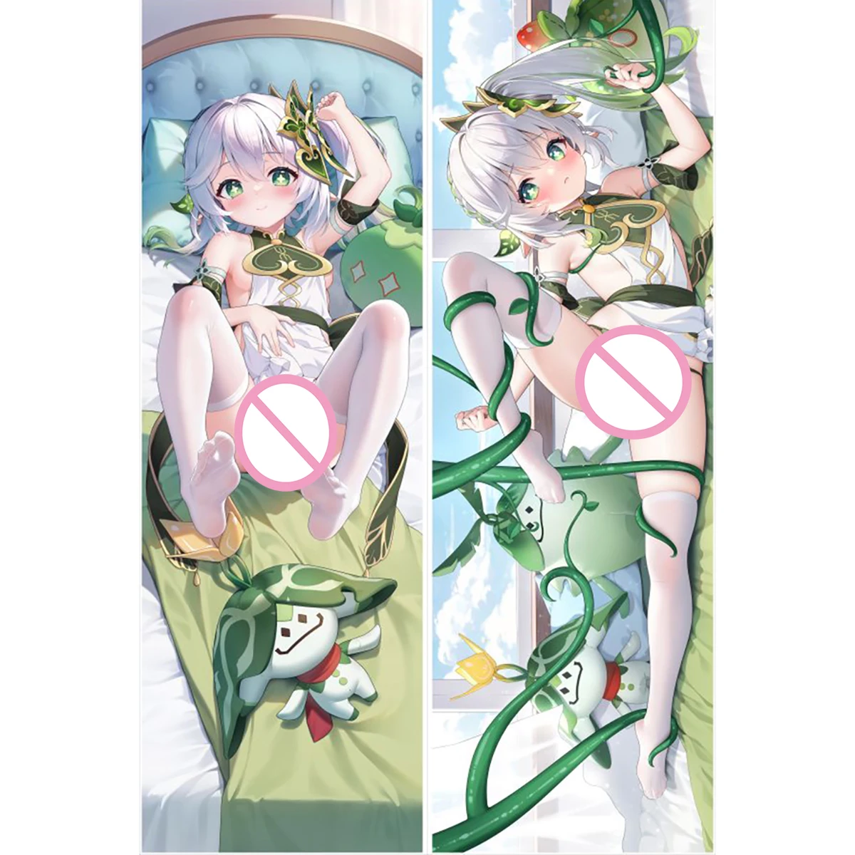 

Genshin Impact Nahida Hugging Body Pillowcase Anime Cosplay Dakimakura Pillows Case Otaku Moegirl Cushion Cover