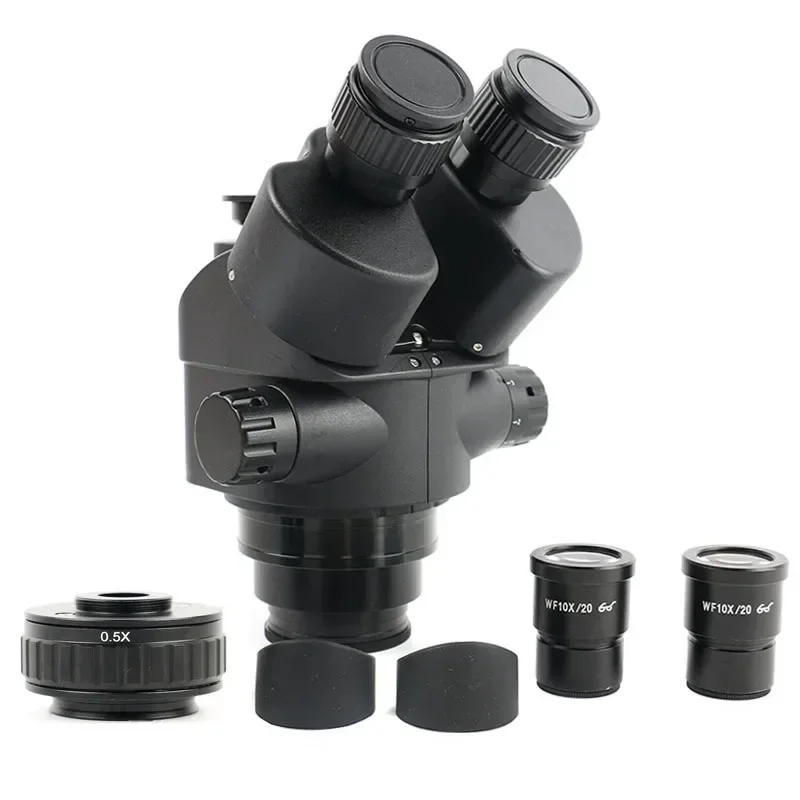 Zoom 3.5X-180X Trinocular Stereo Microscope Rotatable Swing Arm Stand 7