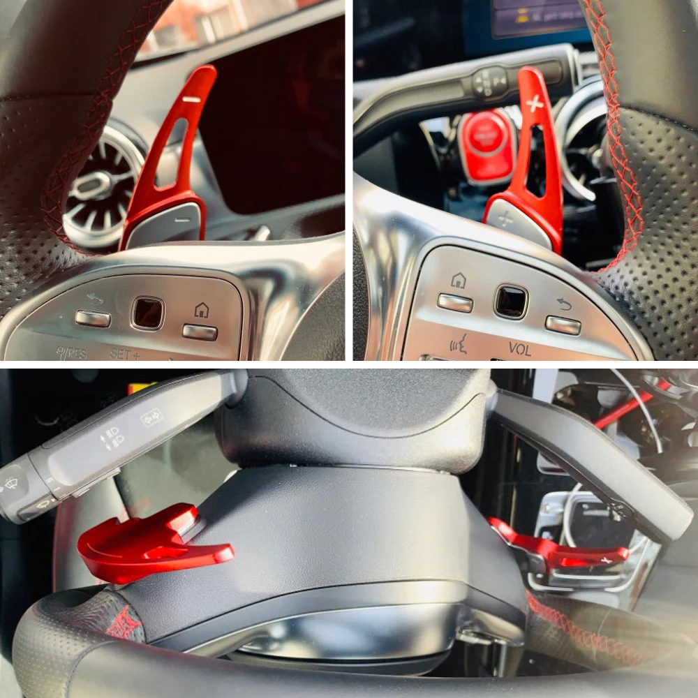 

Весло рулевого колеса для Mercedes Benz A B C E GLE Class W176 W205 W246 C117 W218, алюминиевый рычаг переключения передач