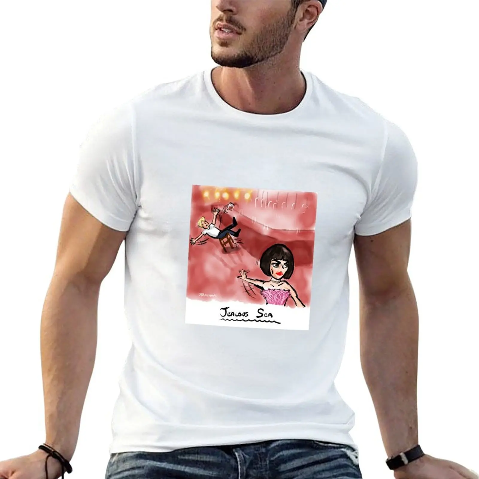 Jealous Sea - Meg Myers T-Shirt summer clothes anime t shirts workout shirts for men