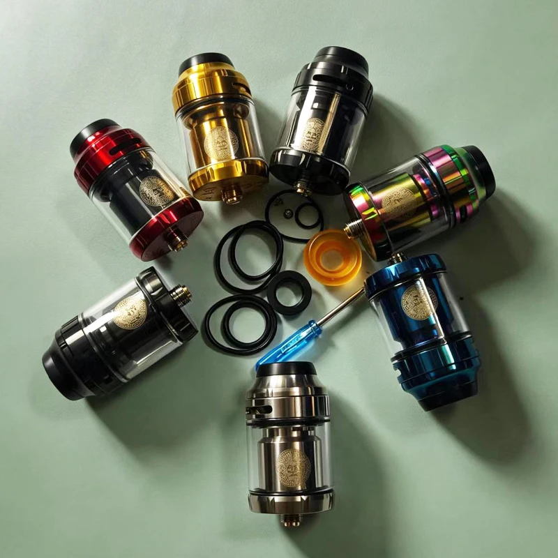 Zeus X Mesh RTA Tank 316ss 3.5ml/4.5ml 25mm Ni80 Çift Sızdırmaz Üst Hava Akışlı Mesh Modüler Yapı Destekli Dekoratif Yedek Parçalar