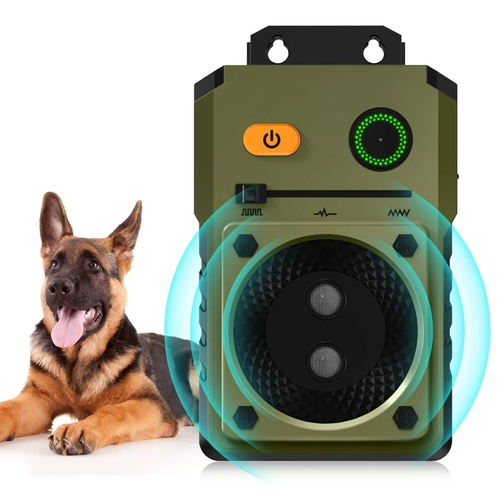 

Pet Ultrasonic Anti Barking Device Outdoor Intelligent Anti-barking Deterrent Dog Drive Device Upgraded Training Accessories