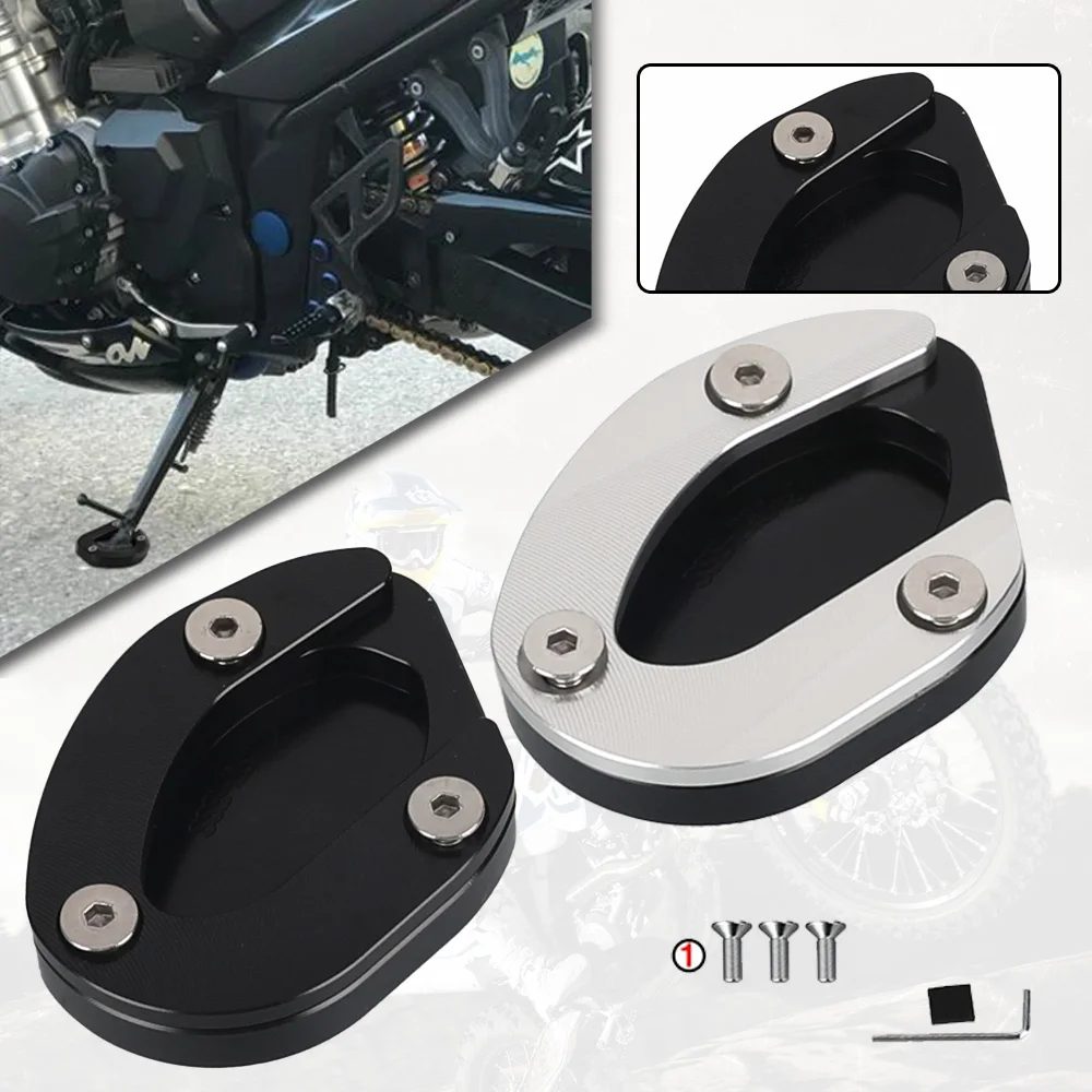 Moto Cavalletto Estensione Del Piede Cavalletto Laterale Piastra Pad Per MV Agusta Dragster Rivale 800 2014 2015 2016 2017 2018 Accessori