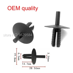 10/50/100x OEM Bumper Wheel Opening Trim Moulding Retainer Clip  for BMW 51111944537 51-11-1-944-537