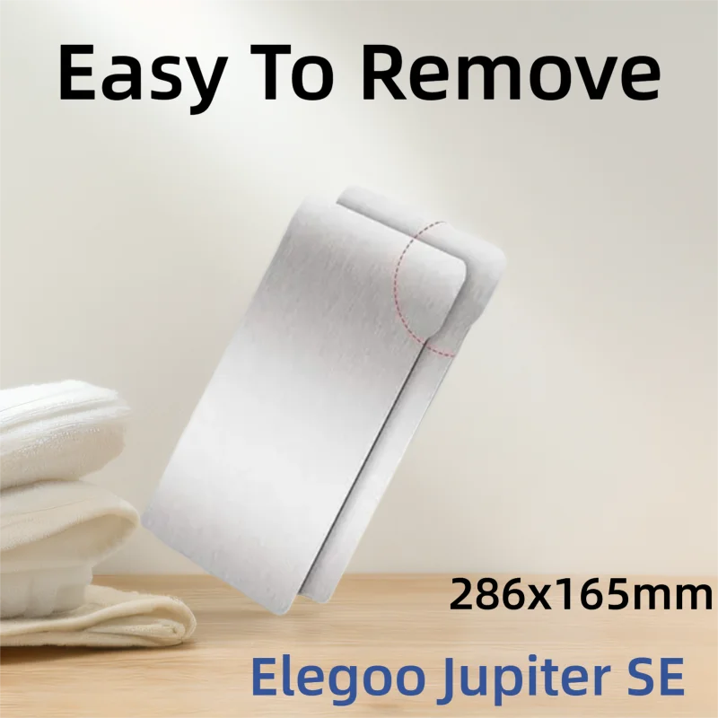 ENERGETIC Resin Build Plate 286x165mm Elegoo Jupiter And Peopoly Phenom 3D Printer Build Surface Flexible Sheet+Magnetic Base