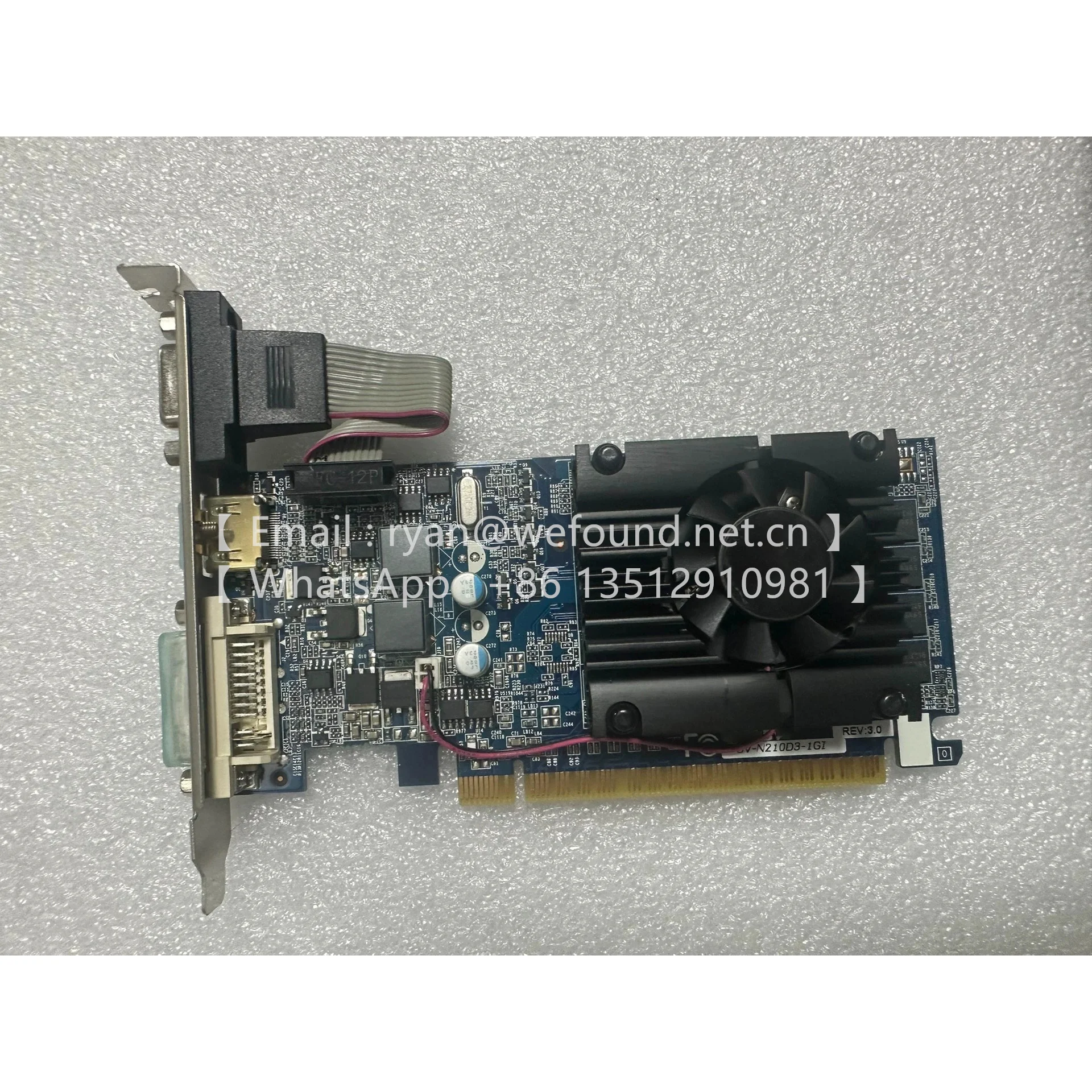 GV-N210D3-1GI 1GB GDDR3 Dual link DVI-I/ D-SUB/HDMI Kartu Grafis