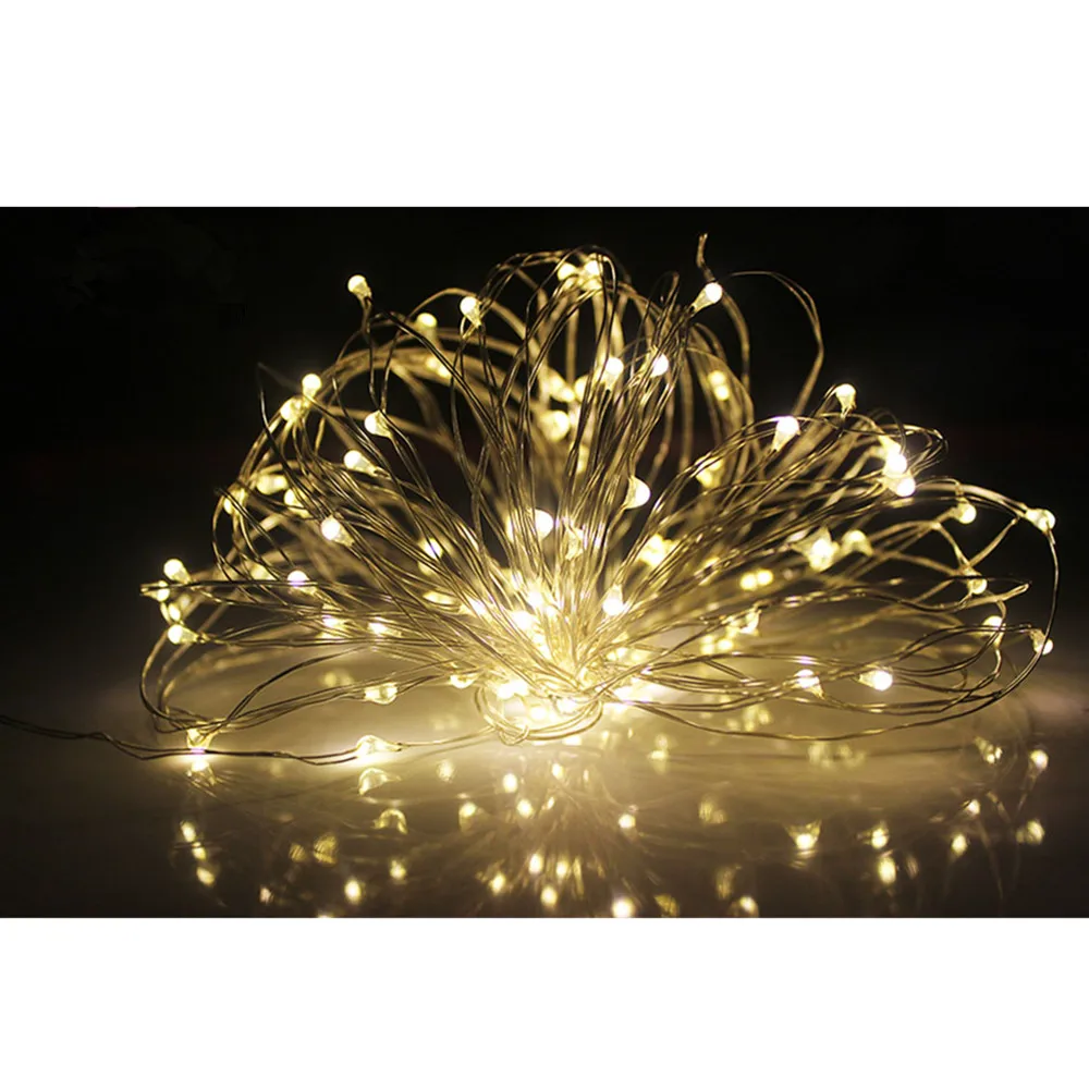 10 pces 1m 2m led string lâmpadas garrafa de vinho rolha luz branca quente azul verde vermelho cortiça em forma para festa de casamento decoração