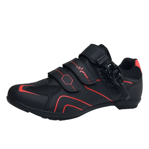 Imagen 2 del producto Nuevas zapatillas de ciclismo para hombre con tacos, zapatos de ciclismo Speed para mujer, zapatos de ciclismo con suela de goma