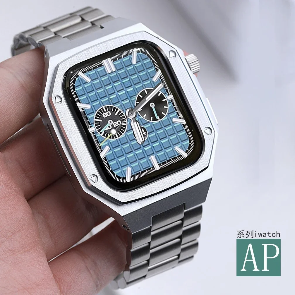 alloy-ap-mod-kit-case-stainless-steel-strap-for-apple-watch-series-11-10-42mm-46mm-iwatch-s10-luxury-modification-cover-set-band