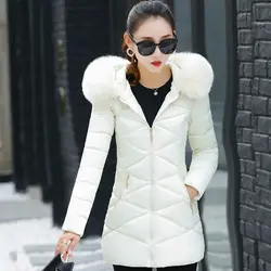 Women Long sleeved Down Jacket 2023 New Casual V-neck Coat Female Autumn and Winter Keep Warm Jacket