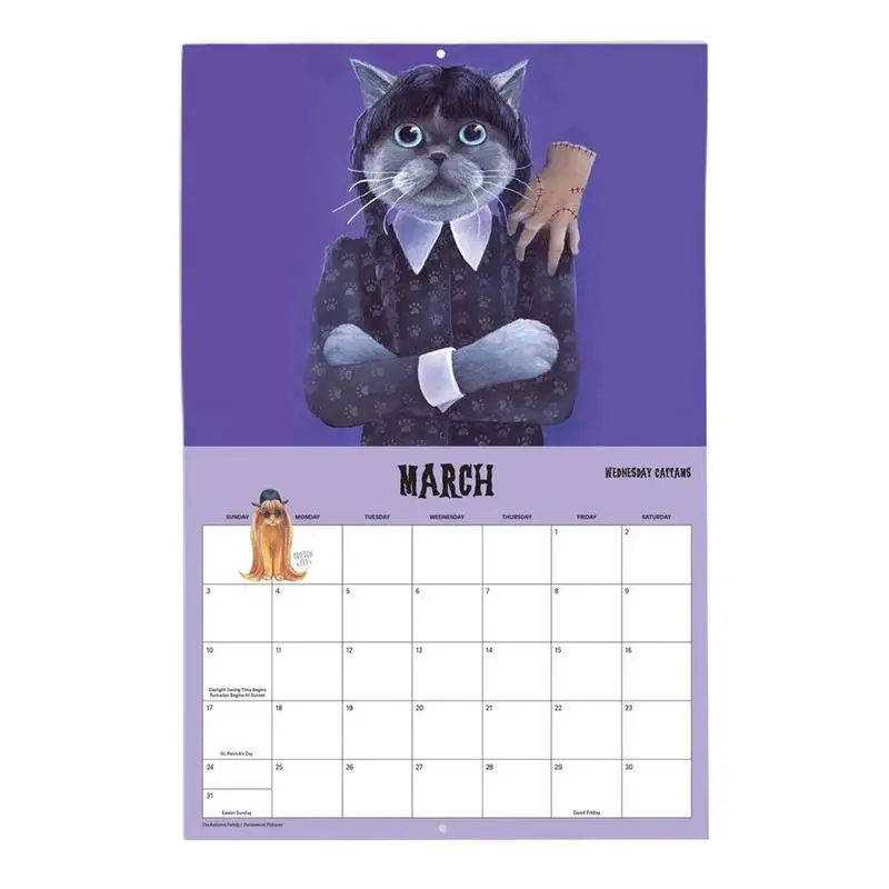 

Hangable Funny Cute Cat Calendar 2024 Calendar 2024 Wall Posters Useless Gifts Dragon Year Calendar Planning 2024 Scheduler