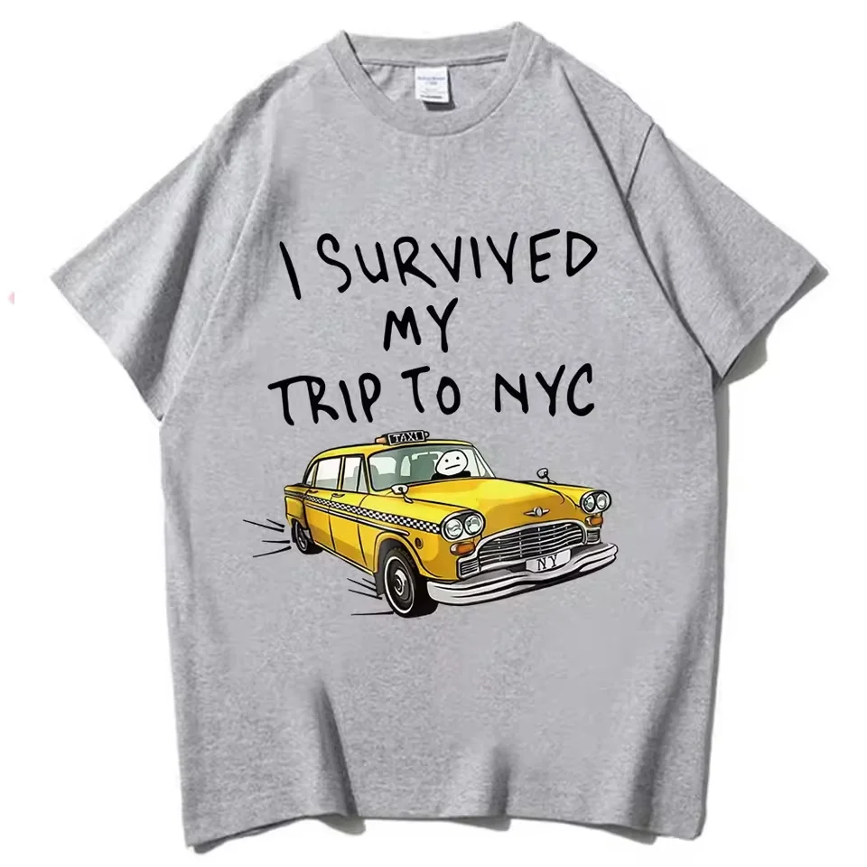 Tom Holland Same Style I Survived My Trip To NYC T Shirt Men The Physics Is Theoretical But The Fun Is Real Graphic Tees Male