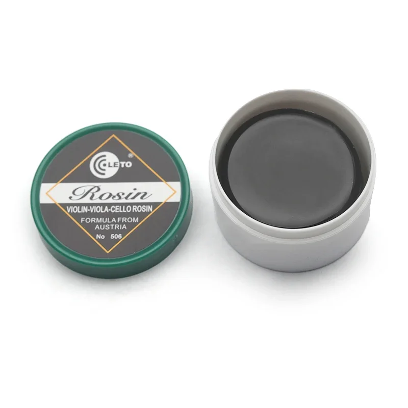 

24Pcs #506 Violin Rosin Viola Rosin Cello Rosin Round Shape with Plasic Box Green