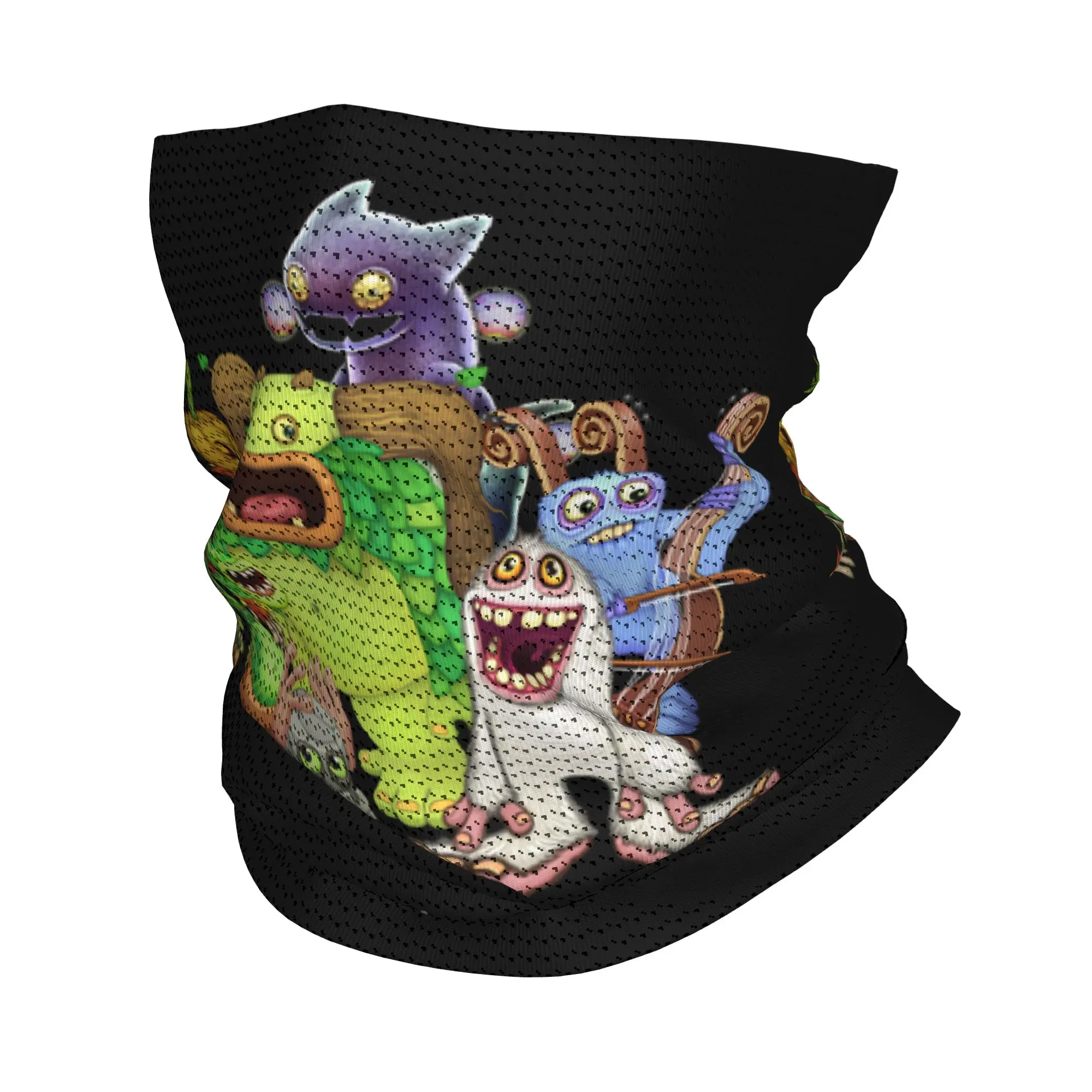 

Custom Classic Video Game My Singing Monsters Bandana Neck Warmer Women Men Winter Ski Tube Scarf Gaiter Face Cover