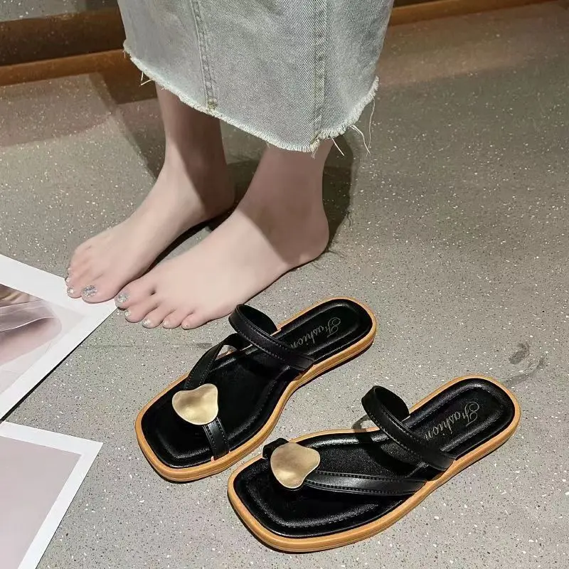 Explosive Slippers Female Wear Fairy Wind Summer New Fashion Soft Sole Light Small Fragrant Slippers Female Women Sandals