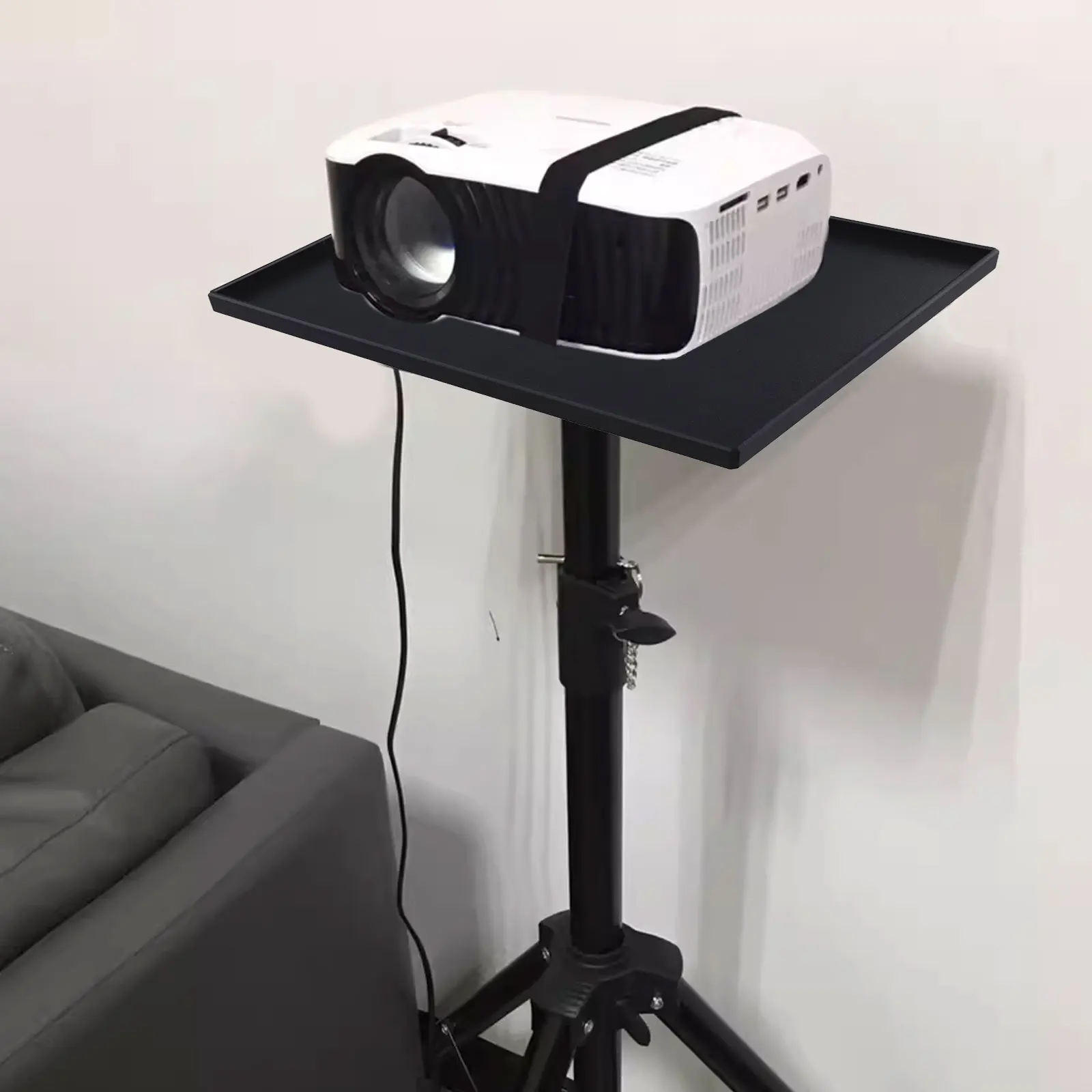 New Projectors Tray 1 * Projectors Tray 1/4 Screw 100% Brand New 25*18cmcm(L*W) Black For Tripod Stand High Quality