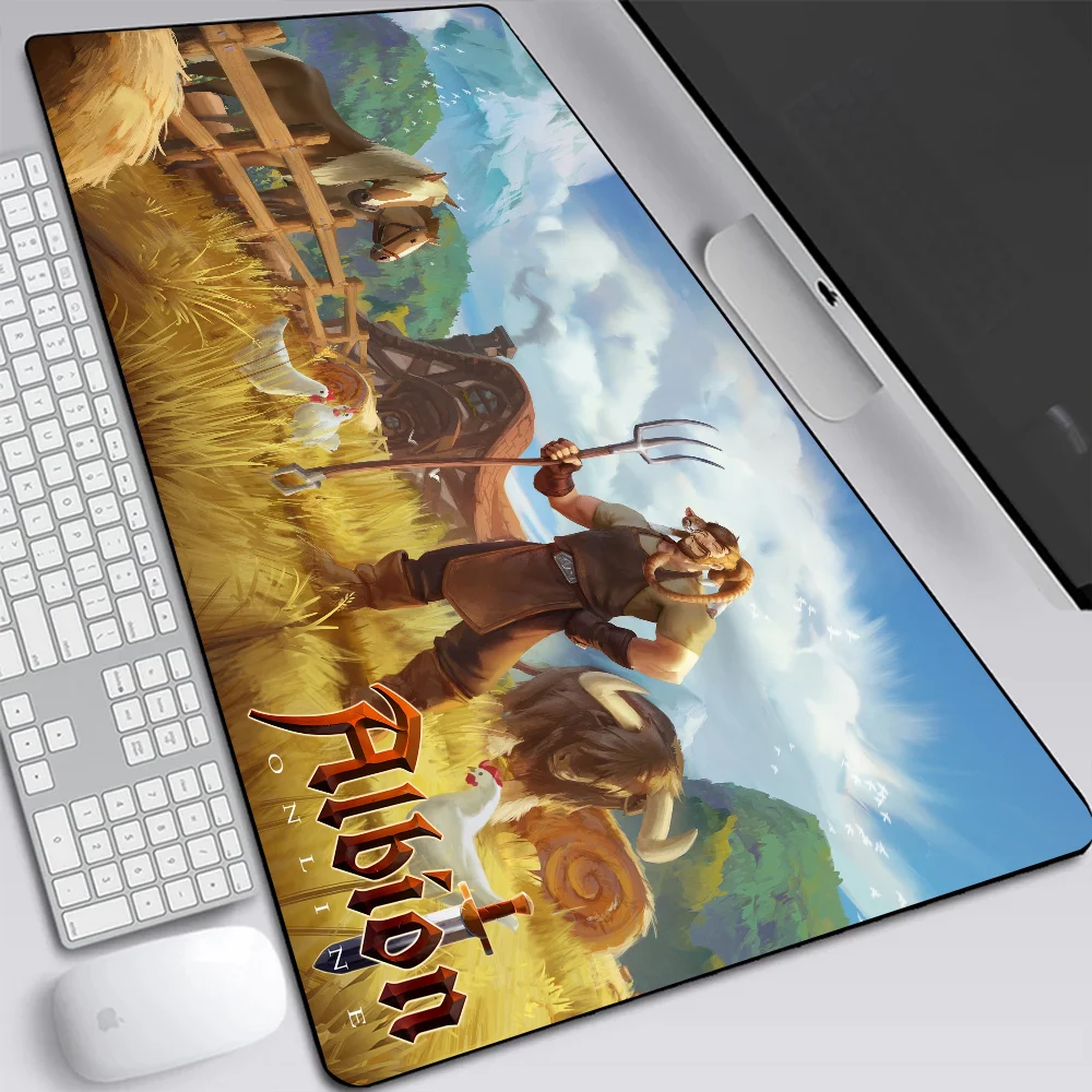 Alfombrilla de ratón grande para juegos Albion Online, alfombrilla de ratón para ordenador portátil, alfombrilla para teclado, alfombrilla de escritorio para PC, alfombrilla de ratón para Gamer, alfombrilla de silicona para oficina