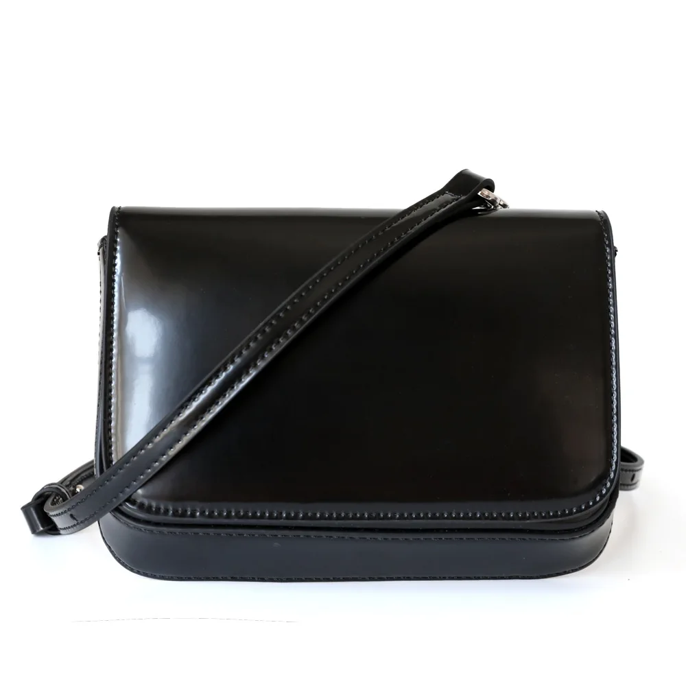 UBELLIN High Quality Black Small Square Bag Women Fashion Real Leather Phone Crossbody Bag Luxury Simple Ladies Hand Bags 2024