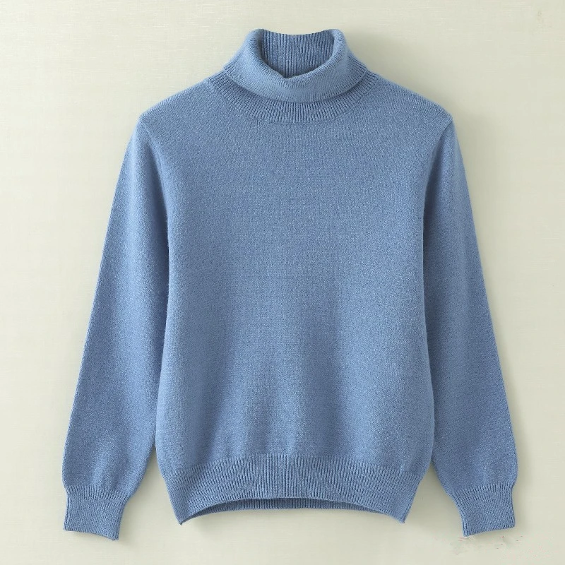 Children\'s Clothing Girls Cashmere Sweater Warm Pullover Tops Winter Kids\' turtleneck jacket Boy woollen Knitted Sweater